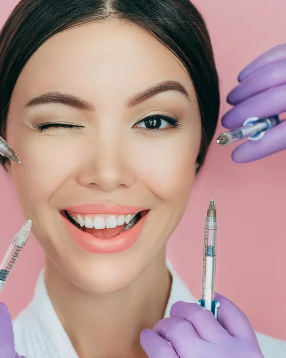علاج بوتوكس كامل الوجه مع تحديد عدة مناطق تعبيرية